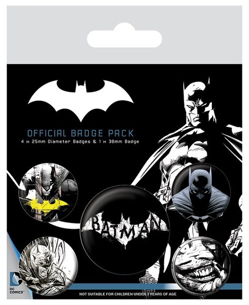 Набор значков DC Comics: Batman Dark 5- Pack
