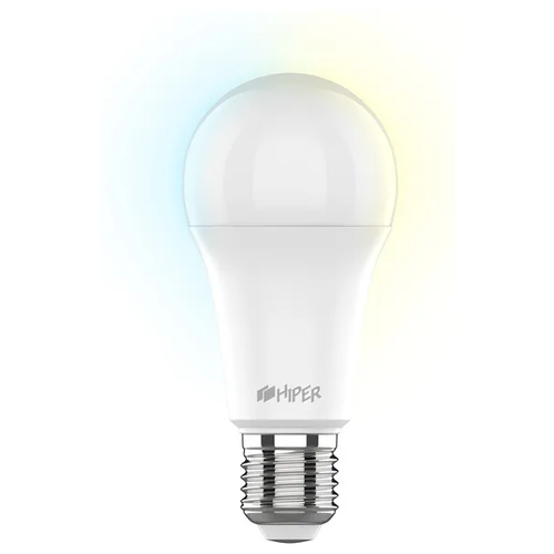 Умная LED E27 лампочка Wi-Fi HIPER IoT A61 White белая /Регулируемая яркость (IoT A61 White)