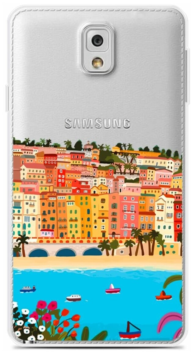 Силиконовый чехол на Samsung Galaxy Note 3 Пляж / для Самсунг Галакси Ноут 3
