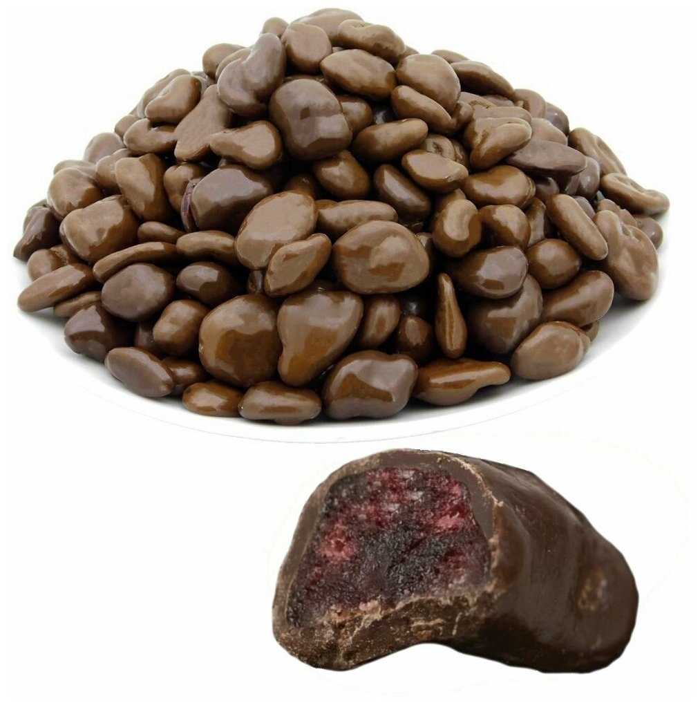 Клюква в молочном шоколаде 170 г / конфеты - цукаты клюквы в шоколаде - фотография № 2