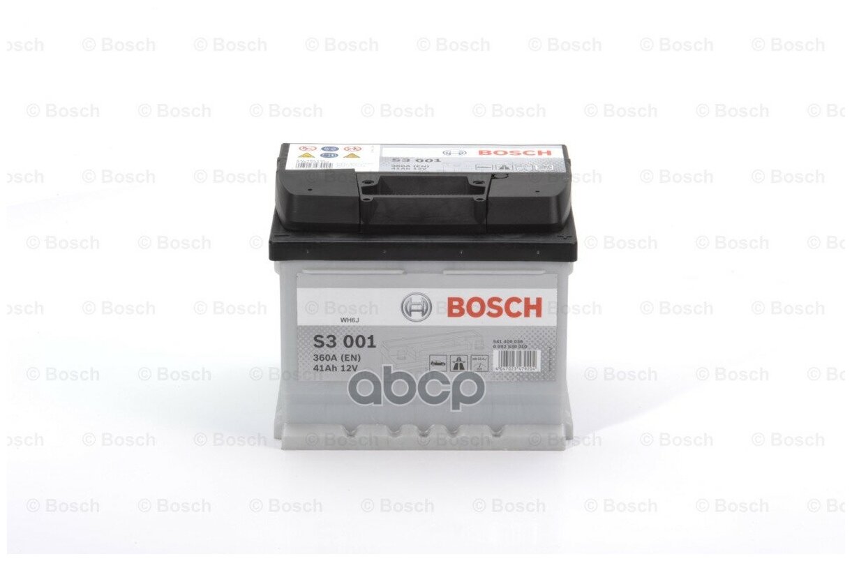 Аккумулятор Bosch 41Ah/360 обратная 207х175х175 - фото №6