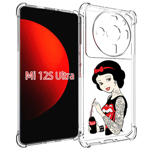 Чехол MyPads любительница-колы женский для Xiaomi 12S Ultra задняя-панель-накладка-бампер чехол mypads любительница колы женский для xiaomi mi 11 экран 6 81 задняя панель накладка бампер