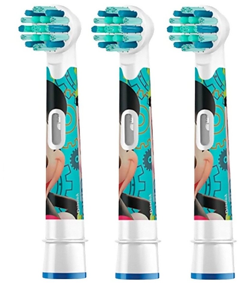 Насадка для зубных щеток Oral-B Kids EB10S Mickey (3 шт) - фото №1