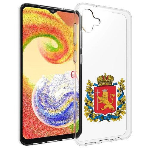 Чехол MyPads герб-владимирская-область для Samsung Galaxy A04 задняя-панель-накладка-бампер