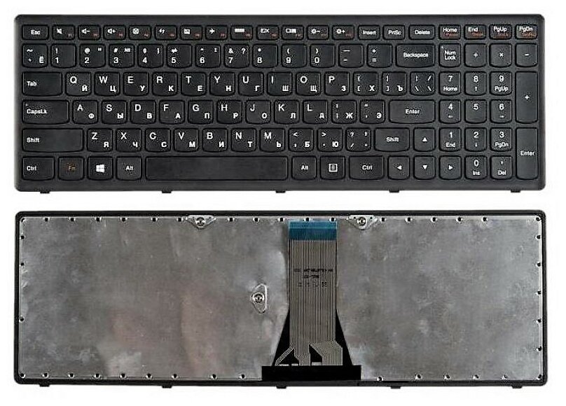 Клавиатура Lenovo IdeaPad Z510 черная