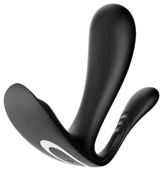 Satisfyer вибратор силиконовый Top Secret+ 11см, черный