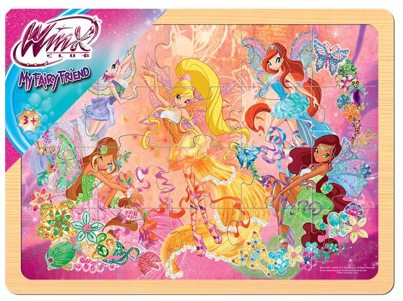 Игра из дерева "Winx" (Rainbow)