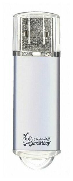 USB Flash Drive SmartBuy V-Cut USB 2.0 4Gb Silver SB4GBVC-S