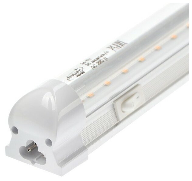 Фитосветильник светодиодный Luazon, 36 Вт, 1200 мм, IP40, 220 В, полноспектральный - фотография № 3