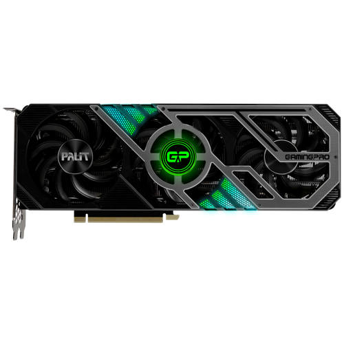 PALIT Видеокарта Palit PCI-E 4.0 PA-RTX3070 GAMINGPRO OC 8G V1 LHR NVIDIA GeForce RTX 3070 8192Mb 256 GDDR6 1500/14000 HDMIx1 DPx3 HDCP Ret NE63070S19P2-1041A