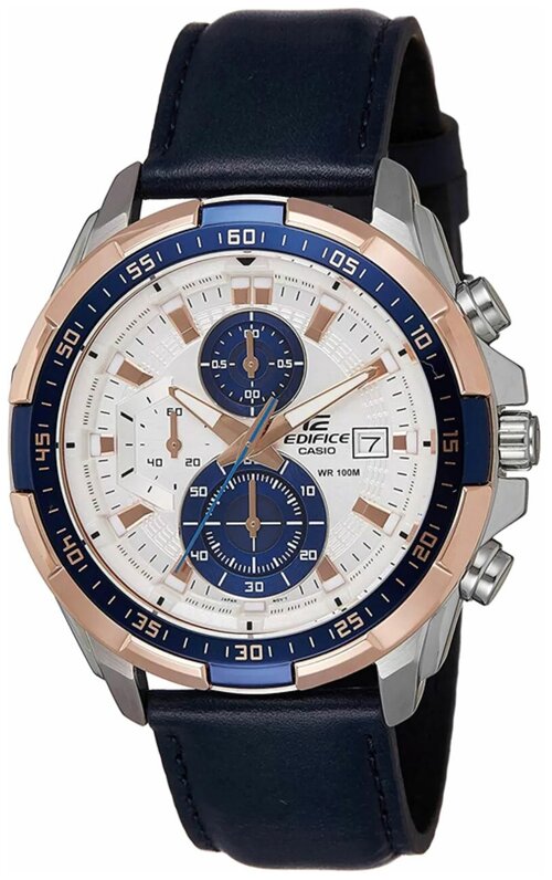 Наручные часы CASIO Edifice, белый, серебряный