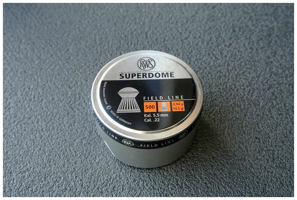 Пули для пневматики RWS Superdome 5,5мм 0,94гр (500шт)