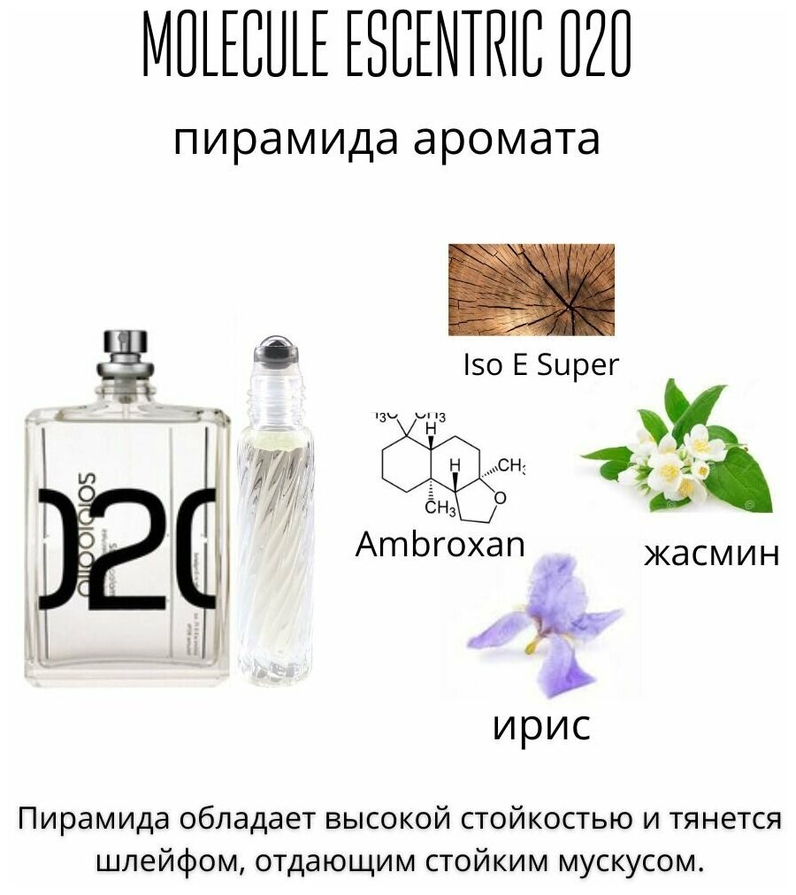 Духи масляные унисекс Lumarie Xemar EscentricMolecules Молекула 02 ...