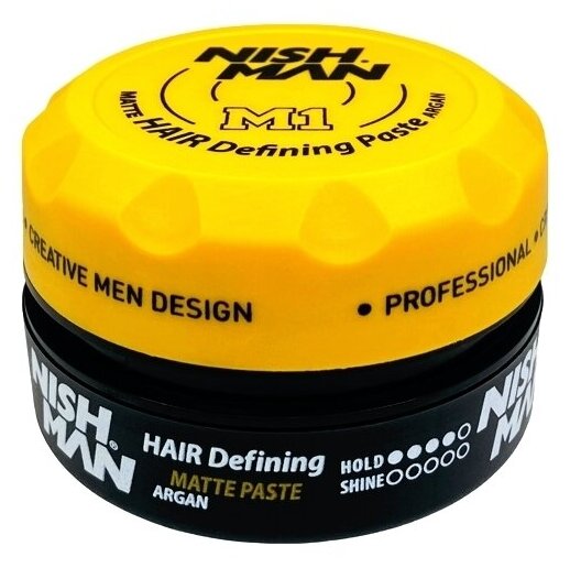 NISHMAN Паста Matte Hair Defining Paste M1, сильная фиксация, 100 мл, 130 г - фотография № 8
