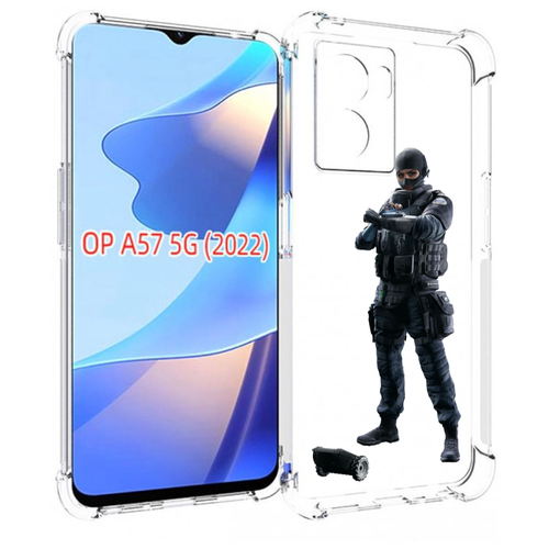 Чехол MyPads Tom-Clancy's-Rainbow-Six-1 для OPPO A57 5G(2022) задняя-панель-накладка-бампер чехол mypads tom clancy s rainbow six 2 для oppo a55s задняя панель накладка бампер