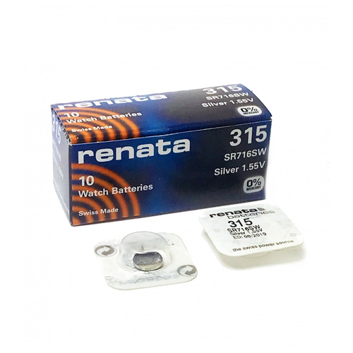 Архив Батарейка для часов R315 SR716SW Renata элемент питания для часов renata sr 916 sw 373 1 55 v 1 шт