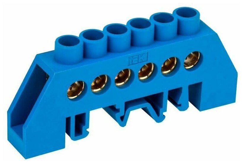 фото Шина нулевая в комб. DIN-изол. "Стойка" ШНИ-8х12-6-КС-С IEK YNN10-812-6DP-K07