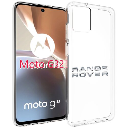 Чехол MyPads ренж-ровер-range-rover-4 для Motorola Moto G32 задняя-панель-накладка-бампер