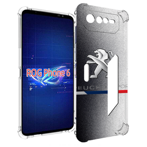 Чехол MyPads пежо-peugeot-1 для Asus ROG Phone 6 задняя-панель-накладка-бампер чехол mypads пежо peugeot 1 для asus rog phone 6 pro задняя панель накладка бампер