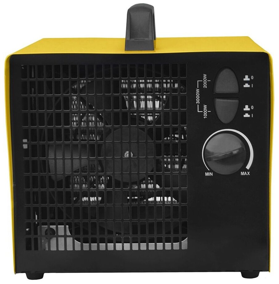 Тепловентилятор CENTEK , 3000Вт, желтый, черный - фото №2