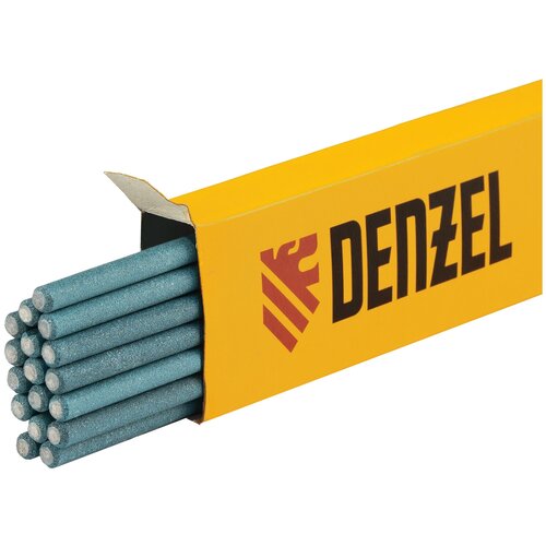Электроды DER-3, диам. 4 мм, 1 кг, рутиловое покрытие// Denzel электроды сибртех mp 3 диам 3 мм 1 кг рутиловое покрытие 97531