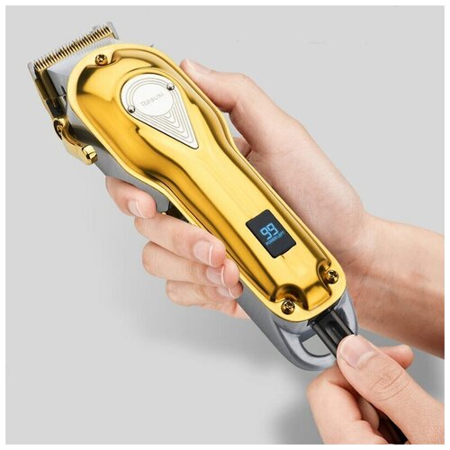 Машинка для волос ZDK Beard gold роторная машинка для стрижки триммер для бороды и усов профессиональный набор 162800₽