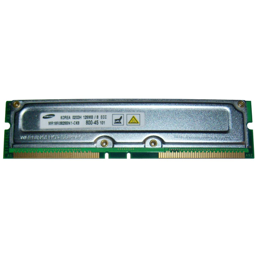 Оперативная память Samsung 133.12 МБ RDRAM 800 МГц RIMM MR18R0828BN1-CK8