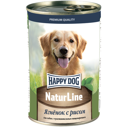 Консервы Happy Dog ягненок с рисом 410г х 12шт