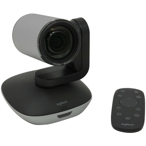 Web-камера Logitech Conference Cam PTZ Pro 2, черный/серебристый [960-001186]