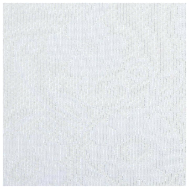 Тюль на кухню без шторной ленты, размер 170х140 см, цвет белый, 100 полиэстер - фотография № 2