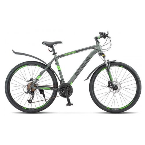 Горный велосипед Stels 26" Navigator 640 D (19" Антрацитовый/зелёный)