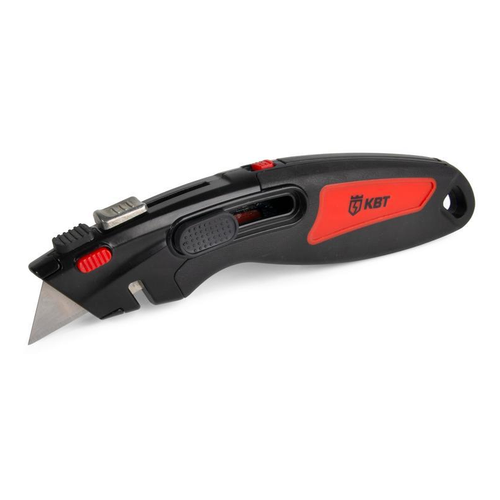 Нож строительный монтажный НСМ-12 | код 78497 | КВТ (2шт. в упак.) монтажный нож курс 10608 красный