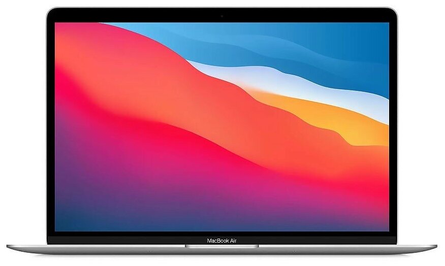 13.3" Ноутбук Apple MacBook Air 13 2020 2560x1600, Apple M1 3.2 ГГц, RAM 8 ГБ, SSD 512 ГБ, Apple graphics 8-core, macOS, MGNA3, серебристый