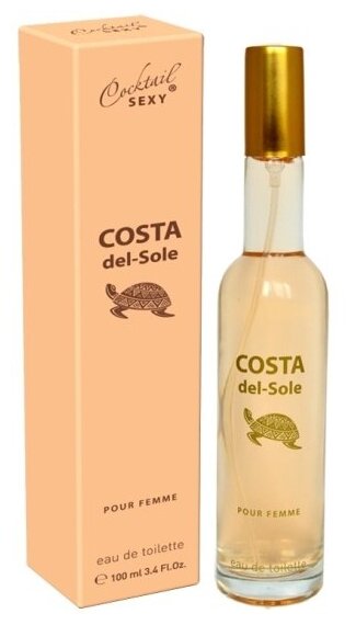 Женская туалетная вода Delta Parfum Cocktail Sexy Costa del-Sole, 100 мл