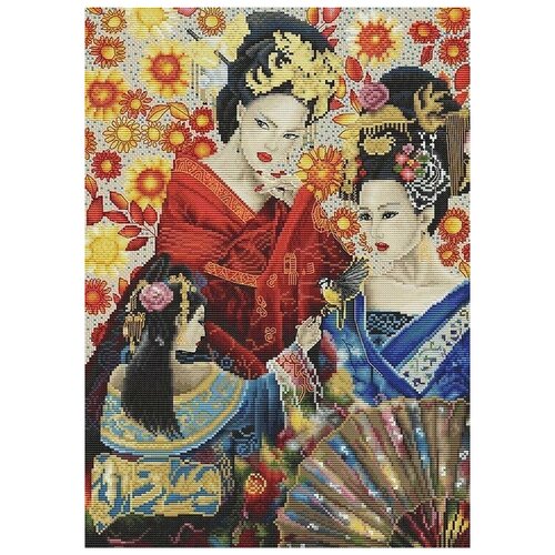 Набор для вышивания Letistitch "Geisha Song", 38x27 см