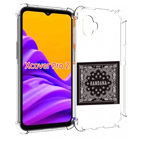 чехол mypads bandana i big baby tape для oneplus ace racing задняя панель накладка бампер Чехол MyPads Bandana I Big Baby Tape для Samsung Galaxy Xcover Pro 2 задняя-панель-накладка-бампер