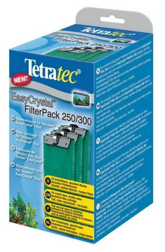 Сменные картриджи для фильтра Tetra EasyCrystal FilterPack 250/300 (3 шт.) - фотография № 6