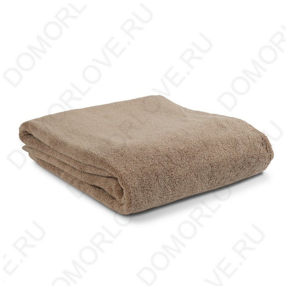 Полотенце банное коричневого цвета из коллекции Essential, 70х140 см - фотография № 6