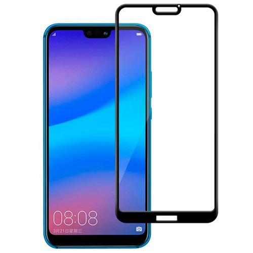 Защитное стекло на Huawei P20 Pro/Plus, 3D Nano, черный, X-CASE защитное стекло на meizu 15 plus 3d черный