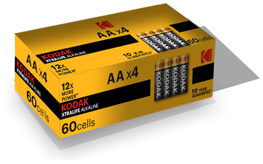 Батарейки Kodak LR6-4S XTRALIFE Alkaline [KAA-S4] арт. Б0018700 (4 шт.)