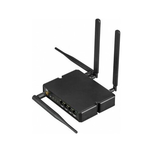Маршрутизатор Триколор беспроводной TR-3G/4G-router-02 (046/91/00054231) N300 3G/4G cat.4 черный