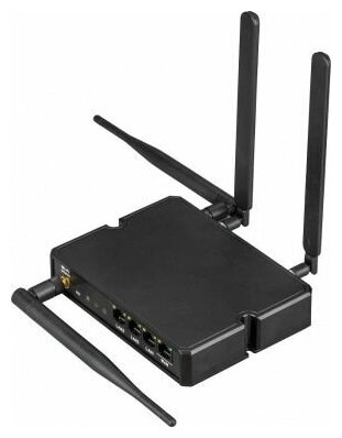 Маршрутизатор Триколор беспроводной TR-3G/4G-router-02 (046/91/00054231) N300 3G/4G cat.4 черный