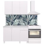 Кухонный гарнитур Поинт 1200 Горизонт (Белый) - изображение