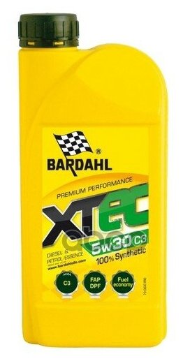 Bardahl Масло Моторное Bardahl Xtec 5w-30 C3 Синтетическое 1 Л 36301