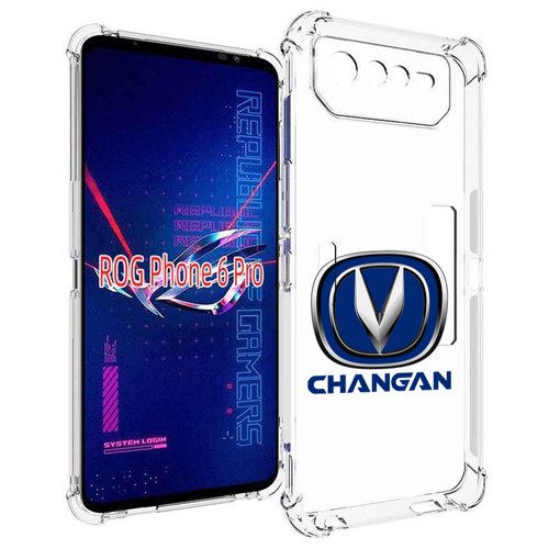 Чехол MyPads Changan-чанган мужской для Asus ROG Phone 6 Pro задняя-панель-накладка-бампер