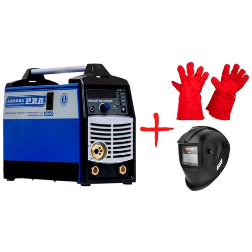 Сварочный аппарат инверторного типа Aurora SPEEDWAY 200 Synergic Маска сварочная Хамелеон и Краги 3200000₽