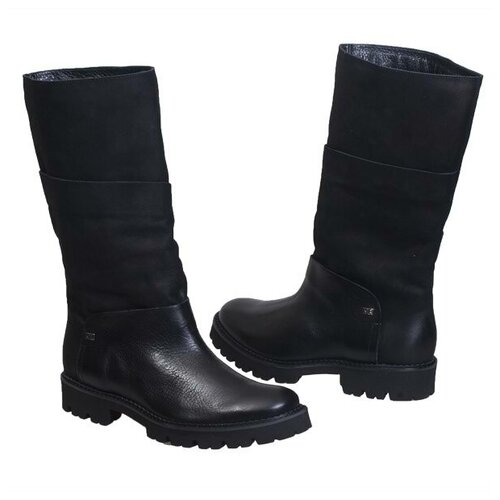 фото Женские кожаные сапоги solo femme sf-36031-06-e52/d62-02-00