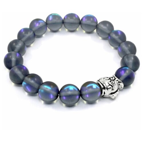 фото Handinsilver ( посеребриручку ) браслет из глянцевого голубого лабрадорита 10мм и рыбой