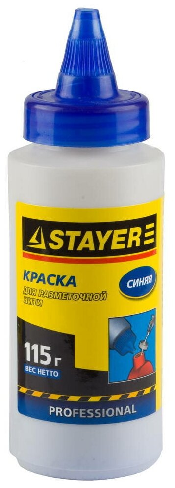 STAYER Краска для разметочной нити синяя 115г STAYER