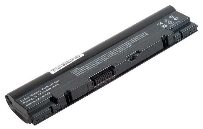 Аккумулятор ZeepDeep (A32-1025) 5200 mAh 11.1 V для ноутбука Asus Eee PC 1025C, 1025CE, 1225B, 1225C, 1225CE, 5200mAh 10.8V-11.1V